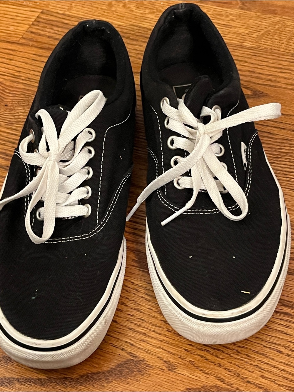 Vans Black and white canvas sneakers